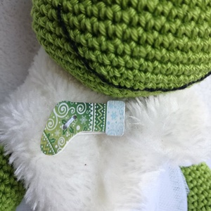 Horgolt béka - játék & sport - plüssállat & játékfigura - béka - Meska.hu