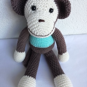 Horgolt majom - Meska.hu