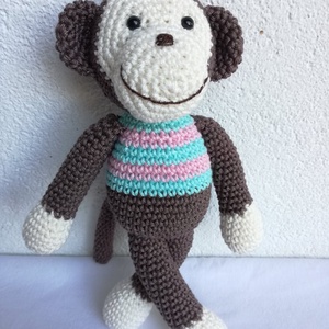 Horgolt kismajom - Meska.hu