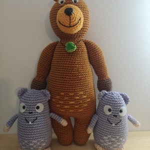 Mackó és lemming - Meska.hu