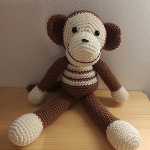 Horgolt majom - Meska.hu