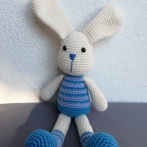 Nyuszi csíkokkal - Meska.hu