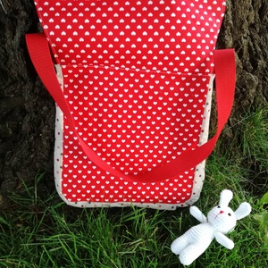 Nyuszi háza (kék) - táska & tok - kézitáska & válltáska - válltáska - Meska.hu