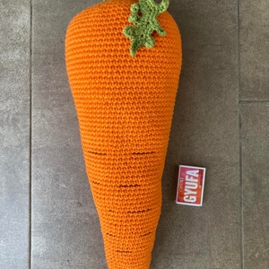 Óriás sárgarépa  - játék & sport - plüssállat & játékfigura - plüss zöldség, gyümölcs - Meska.hu