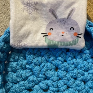 Nyuszi alszik - játék & sport - plüssállat & játékfigura - nyuszi - Meska.hu