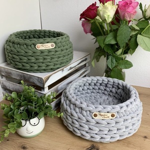 Emma kenyértartó kosár - otthon & életmód - tárolás & rendszerezés - tárolókosár - Meska.hu