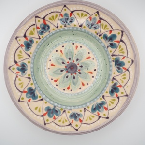 Kézzel készült kerámia tányér, Otthon & Életmód, Konyhafelszerelés, tálalás, Tálalás, Tányér- és poháralátét, Agyagozás, MESKA