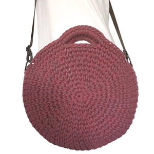 Nagy kerek pakolós crossbody horgolt táska - kisherceg design, Táska & Tok, Kézitáska & válltáska, Válltáska, Horgolás, Kötés, MESKA
