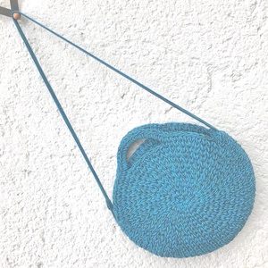 Egyedi nagy kerek pakolós crossbody horgolt táska - kisherceg design - táska & tok - kézitáska & válltáska - válltáska - Meska.hu