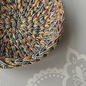 Horgolt kulcstartó kosár különleges fonalból - Kisherceg design - otthon & életmód - tárolás & rendszerezés - tárolókosár - Meska.hu