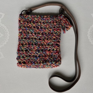 Egyedi vidám, színes, vastag horgolt táska - tablettok, Ebooktok, Kindle - Kisherceg design - táska & tok - ebook & tablet tok - Meska.hu
