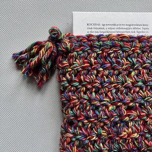 Egyedi vidám, színes, vastag horgolt könyvtok - tablettok, Ebooktok, Kindle - Kisherceg design - Meska.hu