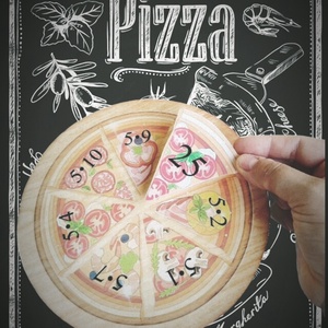 Pizzás szorzás gyakorló, Játék & Sport, Készségfejlesztő és Logikai játék, Oktató játékok, Fotó, grafika, rajz, illusztráció, MESKA
