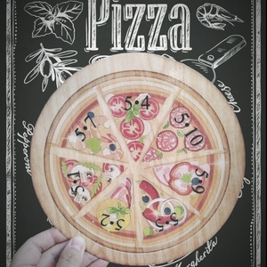 Pizzás szorzás gyakorló - játék & sport - készségfejlesztő és logikai játék - oktató játékok - Meska.hu