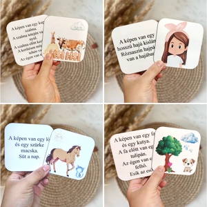 Szövegértés fejlesztő kártyacsomagok , Játék & Sport, Készségfejlesztő és Logikai játék, Memória játékok, Fotó, grafika, rajz, illusztráció, MESKA