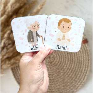 Ellentétek kártyacsomag , Játék & Sport, Táblajáték és Kártyajáték, Kártya, Fotó, grafika, rajz, illusztráció, MESKA