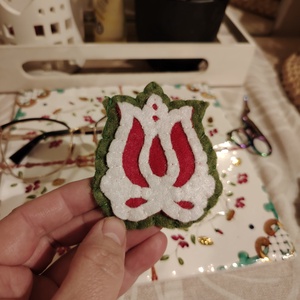 Ünnepi kokárda (Március 15.) - ékszer - kitűző és bross - Meska.hu