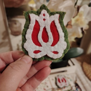 Ünnepi kokárda (Március 15.) - ékszer - kitűző és bross - Meska.hu