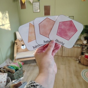 Alakzatok /formák tanuló kártyacsomag, Játék & Sport, Készségfejlesztő és Logikai játék, Oktató játékok, Fotó, grafika, rajz, illusztráció, MESKA