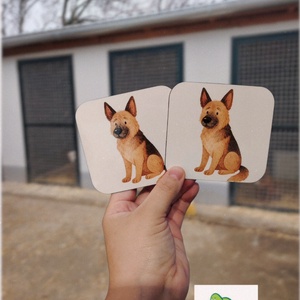 Kutya-macska memória  - játék & sport - készségfejlesztő és logikai játék - memória játékok - Meska.hu