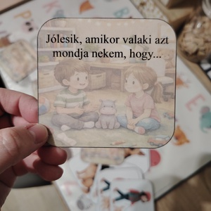 Kapcsolódó-beszélgetős kártyacsomag  - játék & sport - készségfejlesztő és logikai játék - oktató játékok - Meska.hu