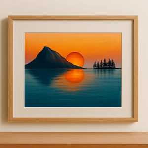 Naplemente a tónál  - művészet - fotográfia - tájkép - Meska.hu
