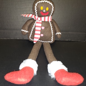 Mézike plüss, Karácsony, Karácsonyi lakásdekoráció, Karácsonyi manók, figurák, Varrás, MESKA