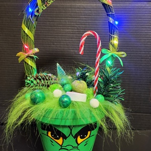 Világítós cserépdísz - Meska.hu