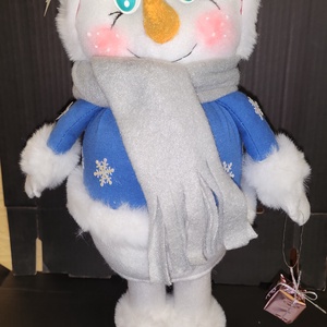 Álló Hóember - karácsony - karácsonyi lakásdekoráció - karácsonyi manók, figurák - Meska.hu