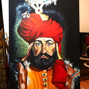 IV Murad Sultan Portré, Művészet, Portré & Karikatúra, Portré, Festészet, MESKA