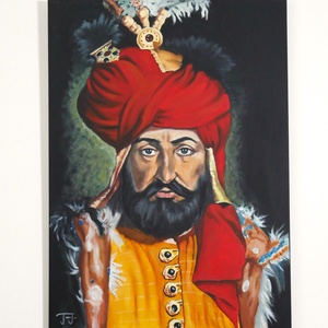 IV Murad Sultan Portré - művészet - portré & karikatúra - portré - Meska.hu