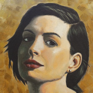 Anne Hathaway portré - művészet - portré & karikatúra - portré - Meska.hu