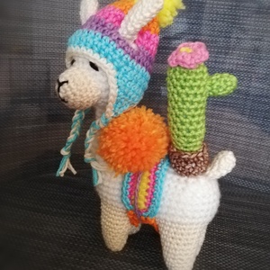 Lám a horgolt LÁMA amigurumi - játék & sport - plüssállat & játékfigura - láma - Meska.hu