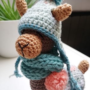 Lám a horgolt LÁMA amigurumi barna - Meska.hu