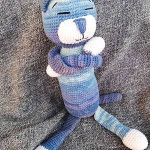 Nagy Amicat CICA, horgolt amigurumi - játék & sport - plüssállat & játékfigura - cica - Meska.hu