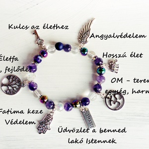Spirituális képességeket erősítő ékszer - ékszer - karkötő - charm karkötő - Meska.hu