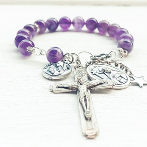 Szent Rita karkötők rendelésre - ékszer - karkötő - charm karkötő - Meska.hu