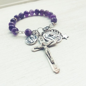 Szent Rita karkötők rendelésre - ékszer - karkötő - charm karkötő - Meska.hu