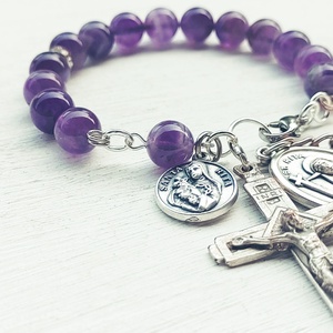 Szent Rita karkötők rendelésre - ékszer - karkötő - charm karkötő - Meska.hu