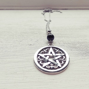 Pentagram amulett - ékszer - nyaklánc - medálos nyaklánc - Meska.hu