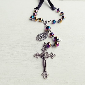 Szt. Kristóf autós rózsafüzér - otthon & életmód - vallás - kereszt - Meska.hu