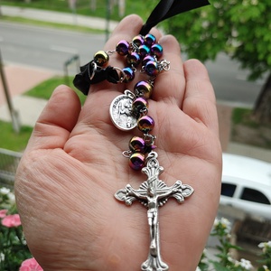 Szt. Kristóf autós rózsafüzér - otthon & életmód - vallás - kereszt - Meska.hu