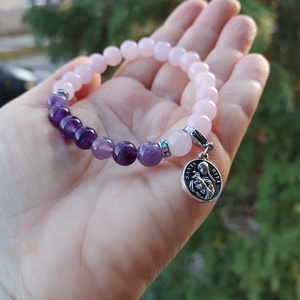 Szent Rita karkötő  - ékszer - karkötő - charm karkötő - Meska.hu