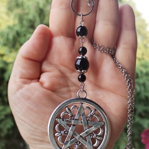 Pentagram amulett - ékszer - nyaklánc - medálos nyaklánc - Meska.hu