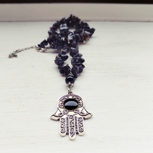 Fatima keze védelmező amulett - ékszer - nyaklánc - medál - Meska.hu