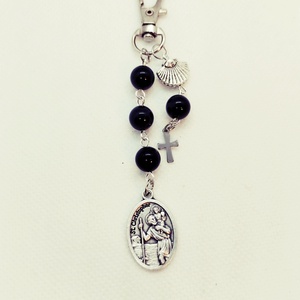 Utazók amulettje - Szent Kristóf amulett - otthon & életmód - vallás - lánc & füzér - Meska.hu
