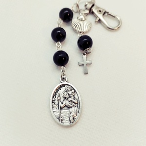 Utazók amulettje - Szent Kristóf amulett - otthon & életmód - vallás - lánc & füzér - Meska.hu