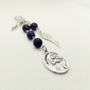 Utazók amulettje - Szent Kristóf amulett - otthon & életmód - vallás - lánc & füzér - Meska.hu