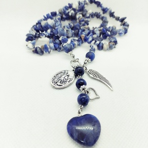 Mihály arkangyal amulett - szodalit - Meska.hu