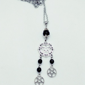 Pentagram amulett  - Védelem és egység - ékszer - nyaklánc - medálos nyaklánc - Meska.hu